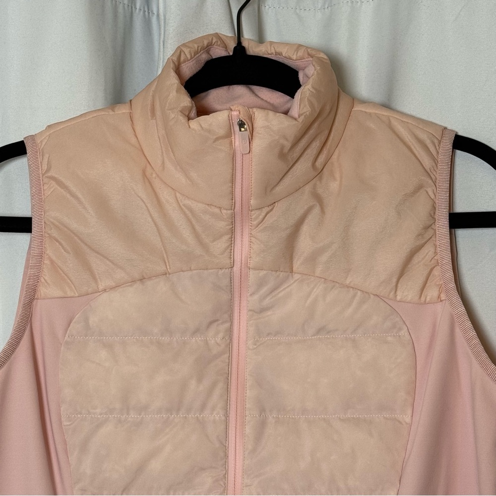 lululemon Down For It All Vest Misty Rose Pink Size 10 Goose Down - Picture 4 of 13
